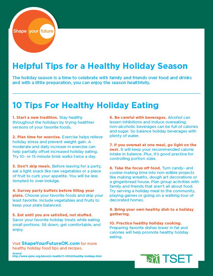 Healthy Holiday Flyer Download