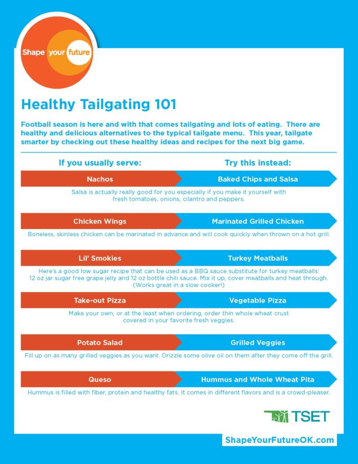 Healthy Tailgating 101 Flyer Download