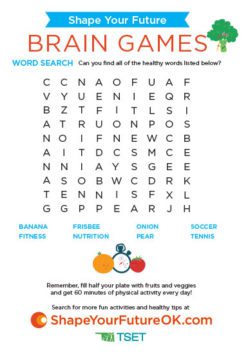 Word Search Activity Sheet Download
