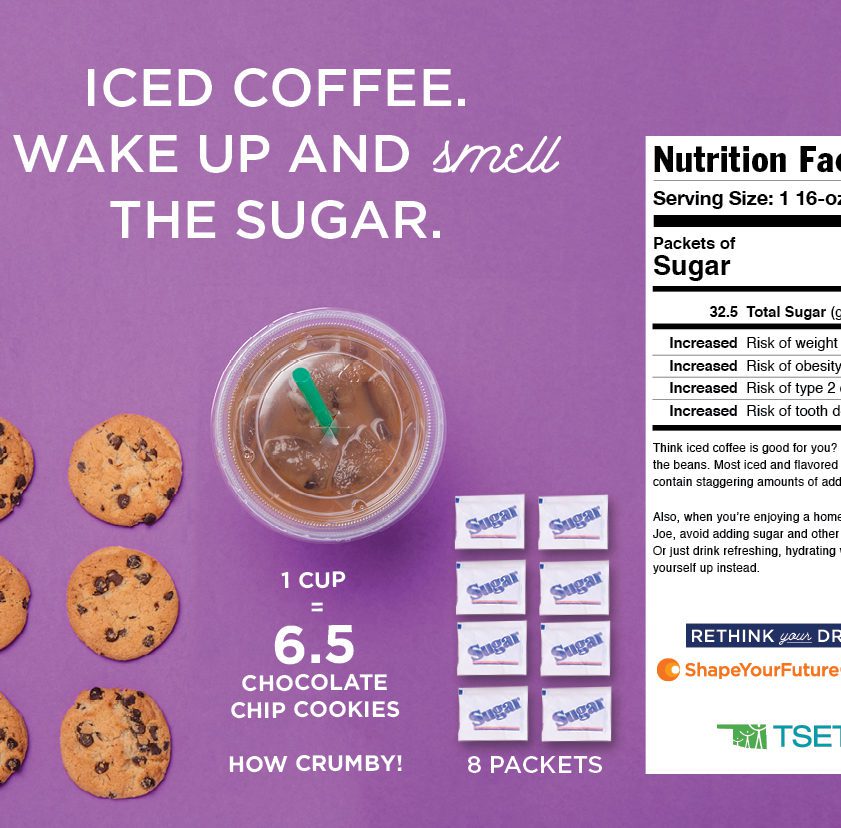 Rethink Your Drink Poster - Iced Coffee Download