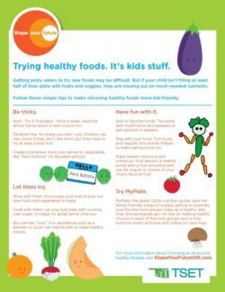 Try New Fruits and Veggies Flyer Download