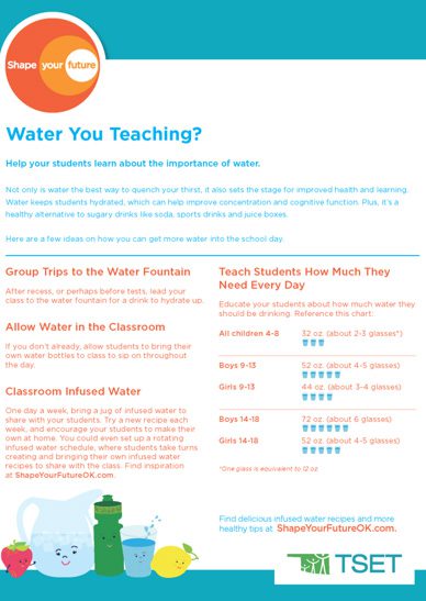 Classroom Water Activity Flyer