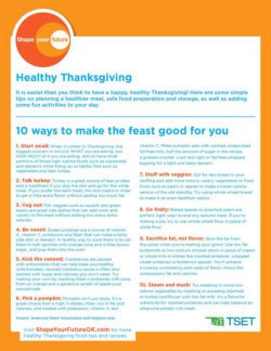 Healthy Thanksgiving Flyer Download