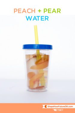 peach and pear water