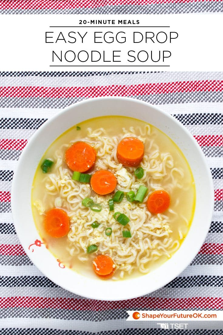 Easy Egg Drop Noodle Soup | Healthy Recipes | Shape Your Future