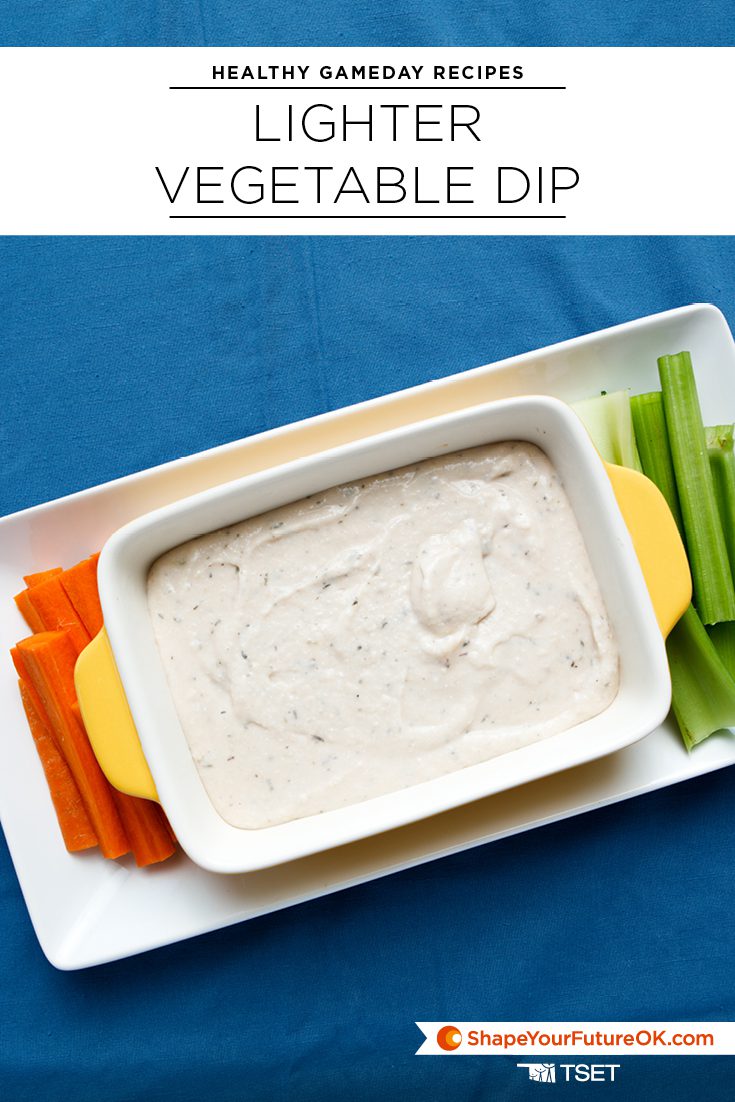 lighter vegetable dip