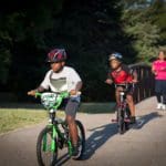 family bike ride