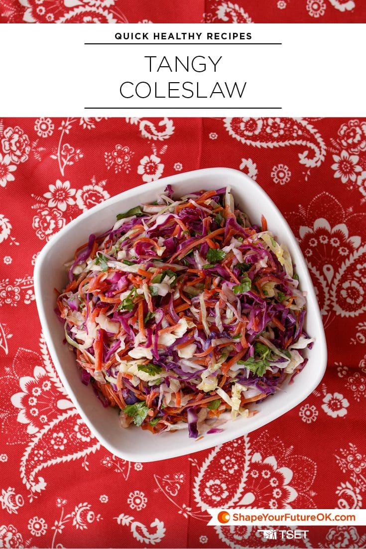Tangy Coleslaw Recipe Shape Your Future Recipes OK TSET