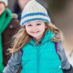 Children in winter clothes