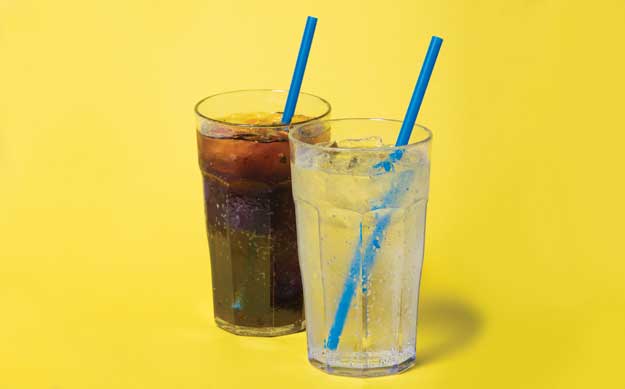 Clear soda is better for you than dark soda.