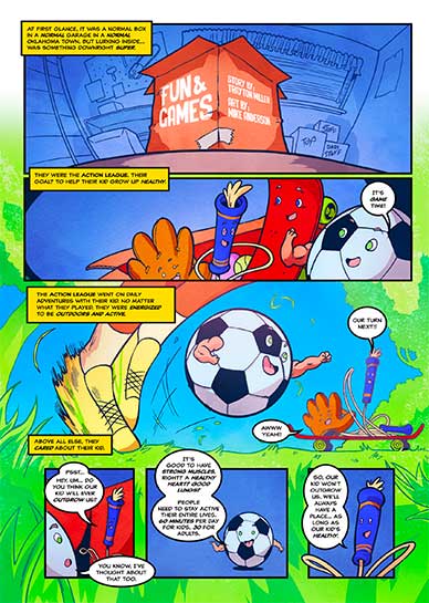 Physical Activity Comic Download