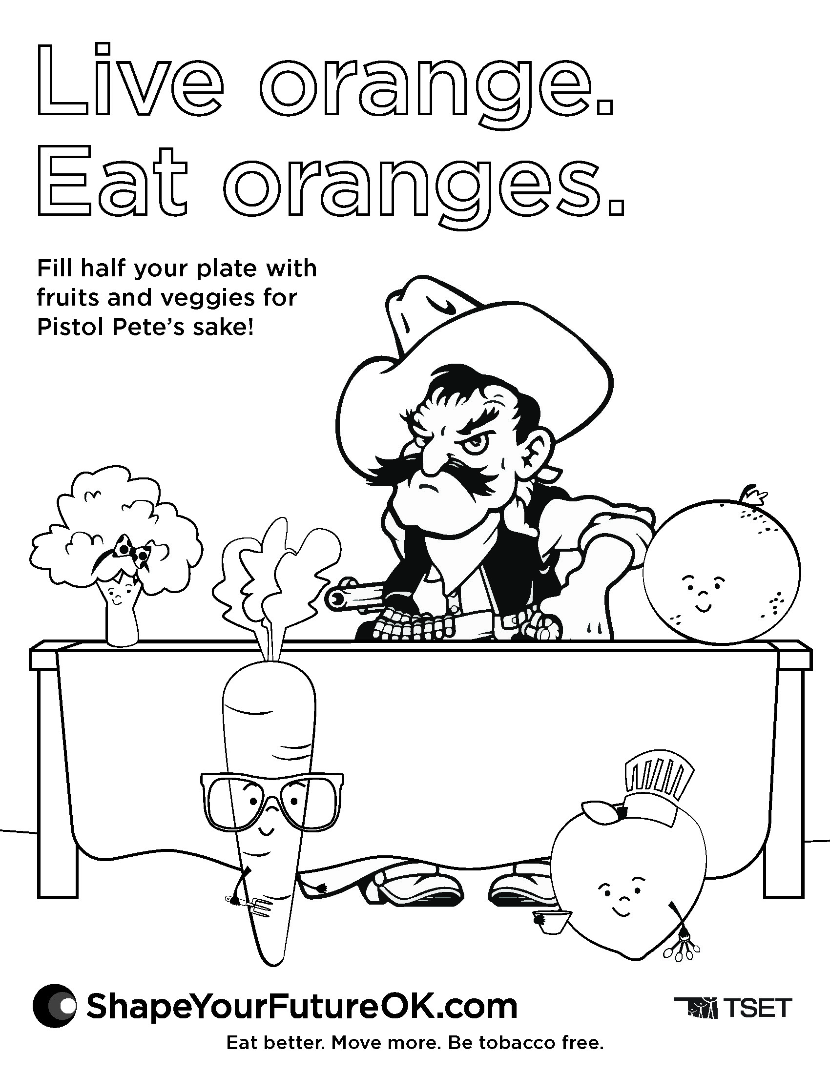 University Coloring Sheets OSU Nutrition Download