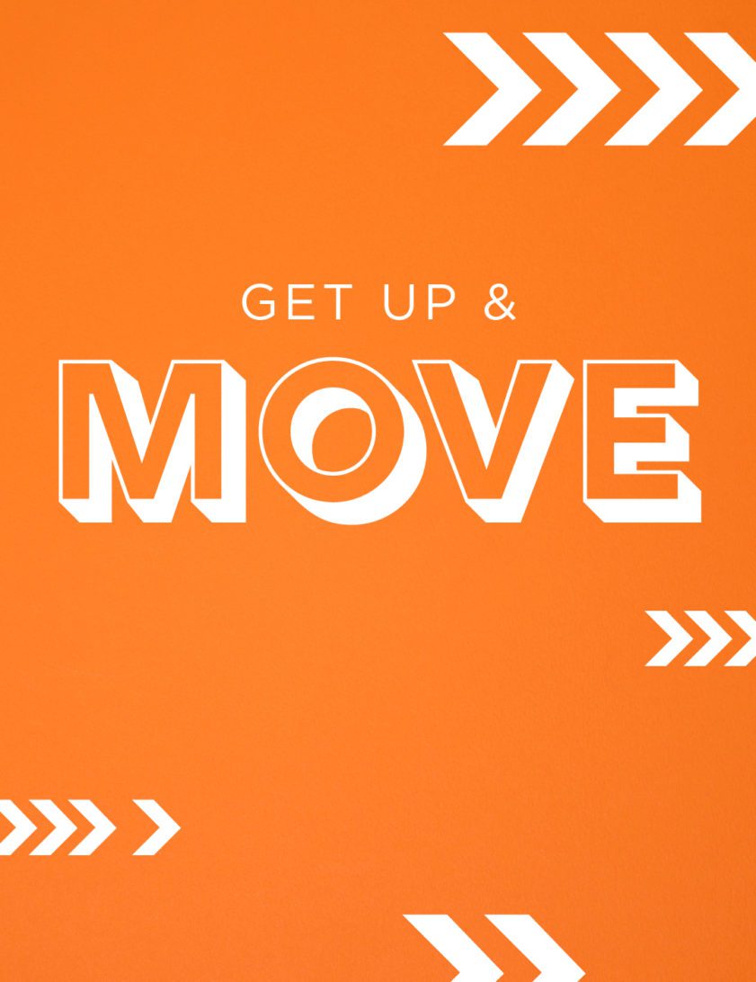 Get Up & Move Phone Background Download