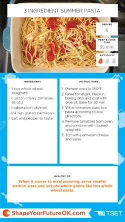 3 Ingredient Summer Pasta