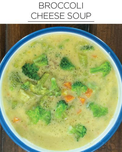 Quick healthy recipes: Broccoli Cheese Soup