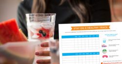 Easy Ways to Drink Less Soda with a calendar