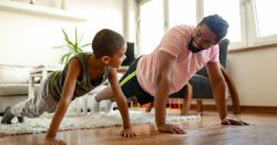 how to set your family in motion doing push ups