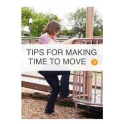 tips for making time to move buton