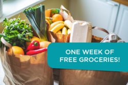 One week of free groceries