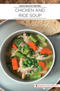 Quick Healthy Recipes: chicken and rice soup