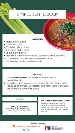 Simple Lentil Soup recipe