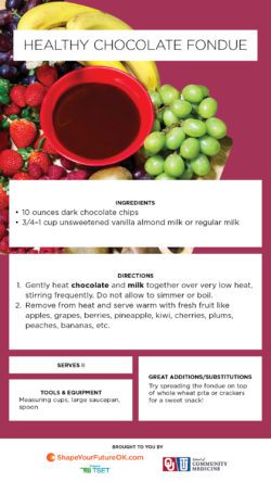 Healthy chocolate Fondue Recipe