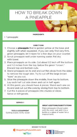 How to break down a pineapple guide