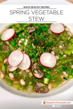Quick healthy recipes: Spring vegetable stew