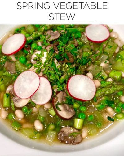 Quick healthy recipes: Spring vegetable stew