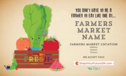 You dont have to be a farmer to eat like one at... the farmers market