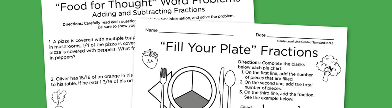 fun food activity worksheets