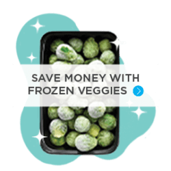 Save money with frozen veggies
