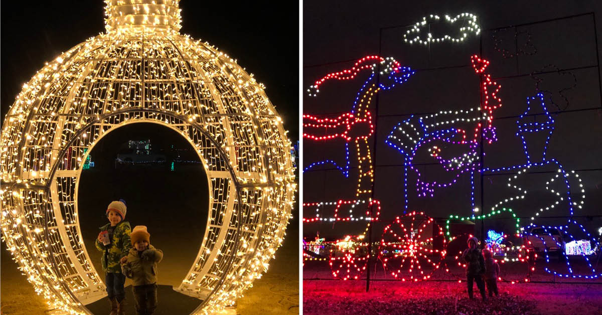 Oklahoma holiday light displays