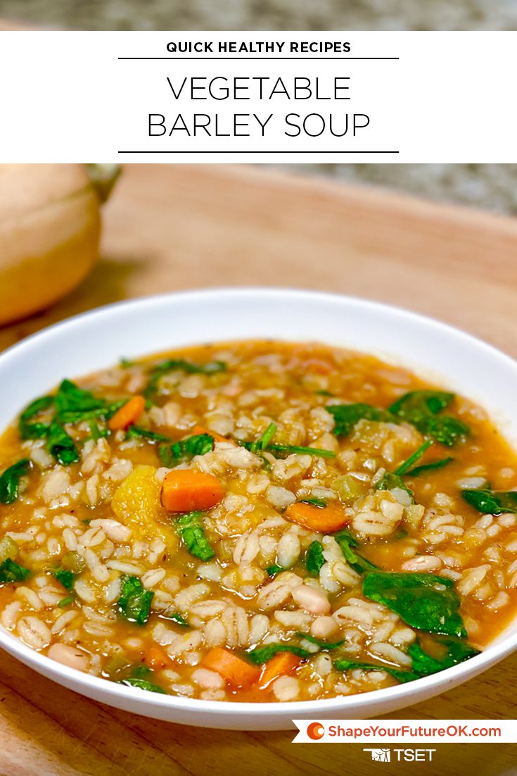 Vegetable barley soup