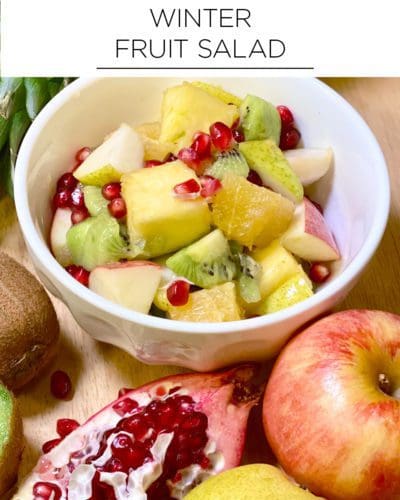 Winter fruit salad