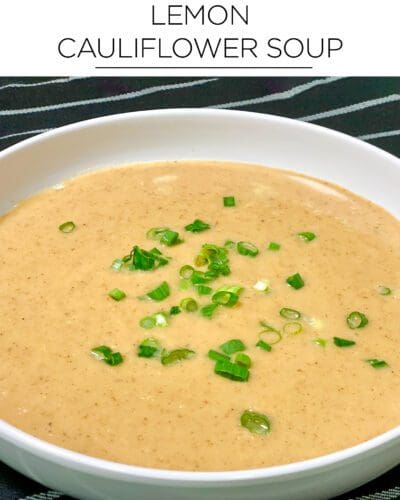 Lemon cauliflower soup