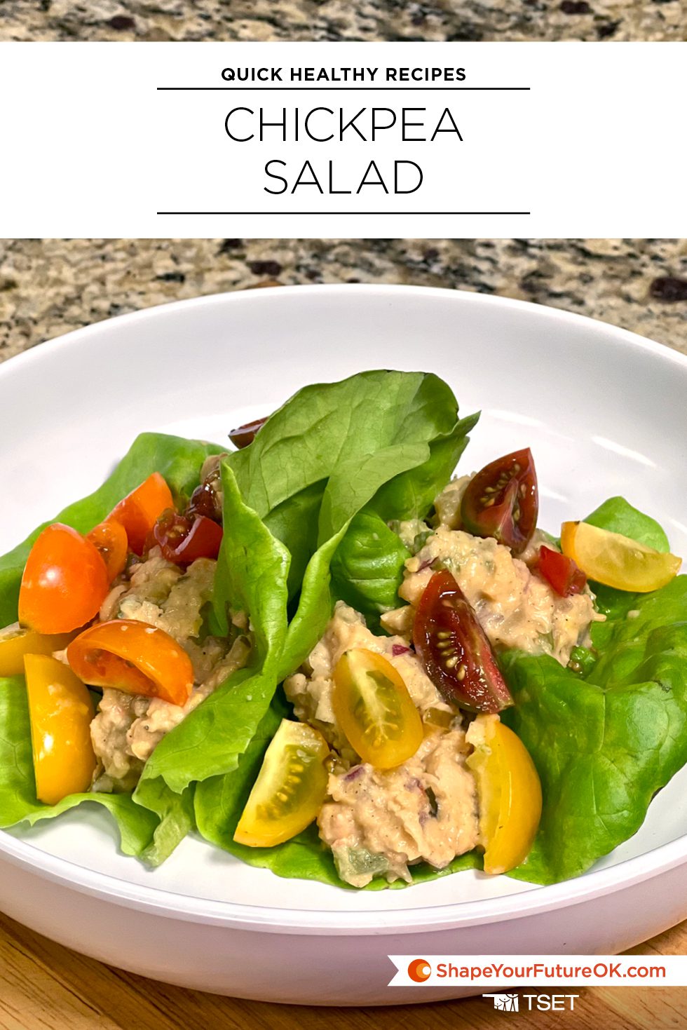 Chickpea salad - quick healthy recipes