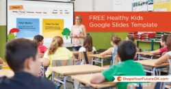 Free healthy kids google slide template