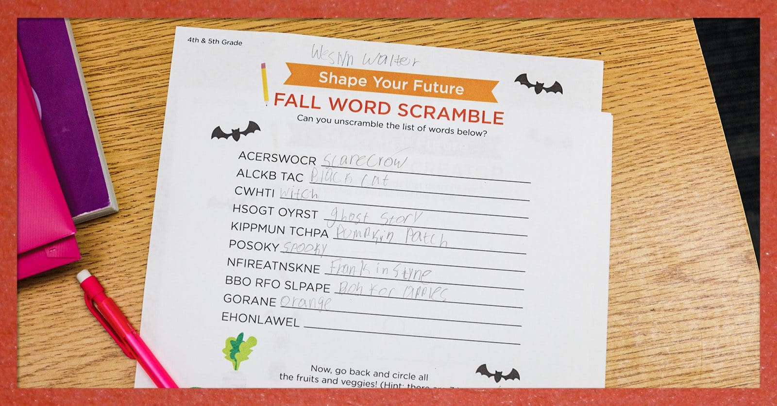 Infuse your lesson plans with healthy habits! 